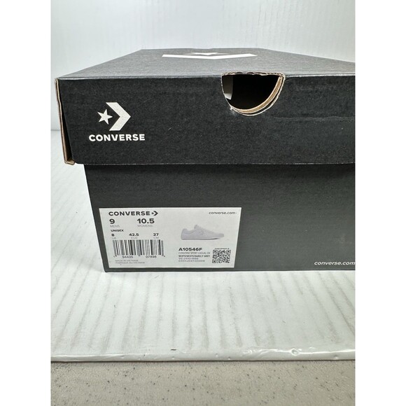 Size 9 Converse Sport Casual Ox Premium Shoes A10546F White Barely Gray Mens - Picture 8 of 8